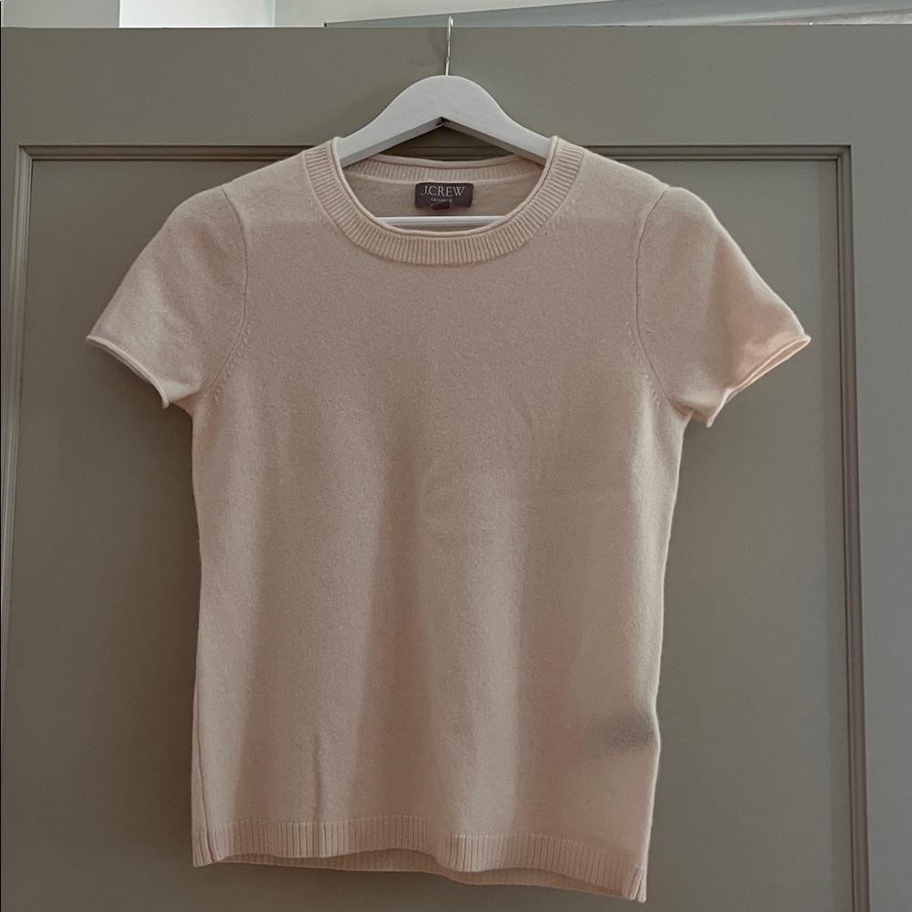 J.Crew | Cashmere relaxed-fit t-shirt | Snow | Size S - Picture 2 of 15